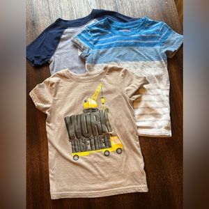 Lot of 3- Cat &Jack toddler t-shirts 4t